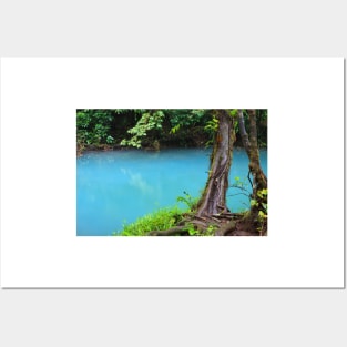 Rio celeste landscape Posters and Art